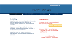 Desktop Screenshot of happy-team.be